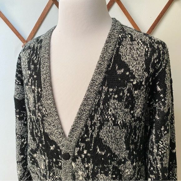 Vintage 1980s Abstract Funky Cardigan - Picture 6 of 14